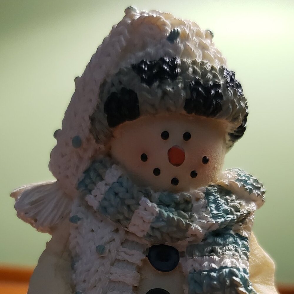 EUC snowman jar candle topper - Picture 4 of 7